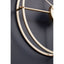 Hamilton Interiors Accessories Kent 40cm Dia Small Gold Finish Wall Clock House of Isabella UK