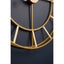 Hamilton Interiors Accessories Kent 60cm Dia Large Gold Finish Metal Wall Clock House of Isabella UK