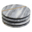 Hamilton Interiors Accessories Kira Set of Four Grey Marble Coasters House of Isabella UK