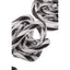 Hamilton Interiors Accessories Knot Decor Black And White Glass Ornament House of Isabella UK