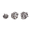 Hamilton Interiors Accessories Knot Decor Black And White Glass Ornament House of Isabella UK