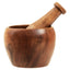 Hamilton Interiors Accessories Kora Acacia Wood Tapered Mortar and Pestle House of Isabella UK