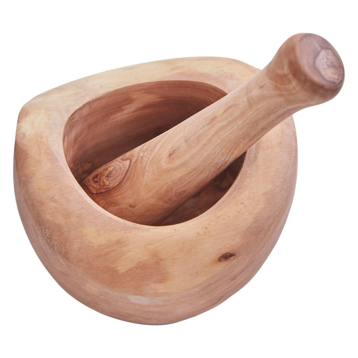 Hamilton Interiors Accessories Kora Olive Wood Mortar And Pestle House of Isabella UK