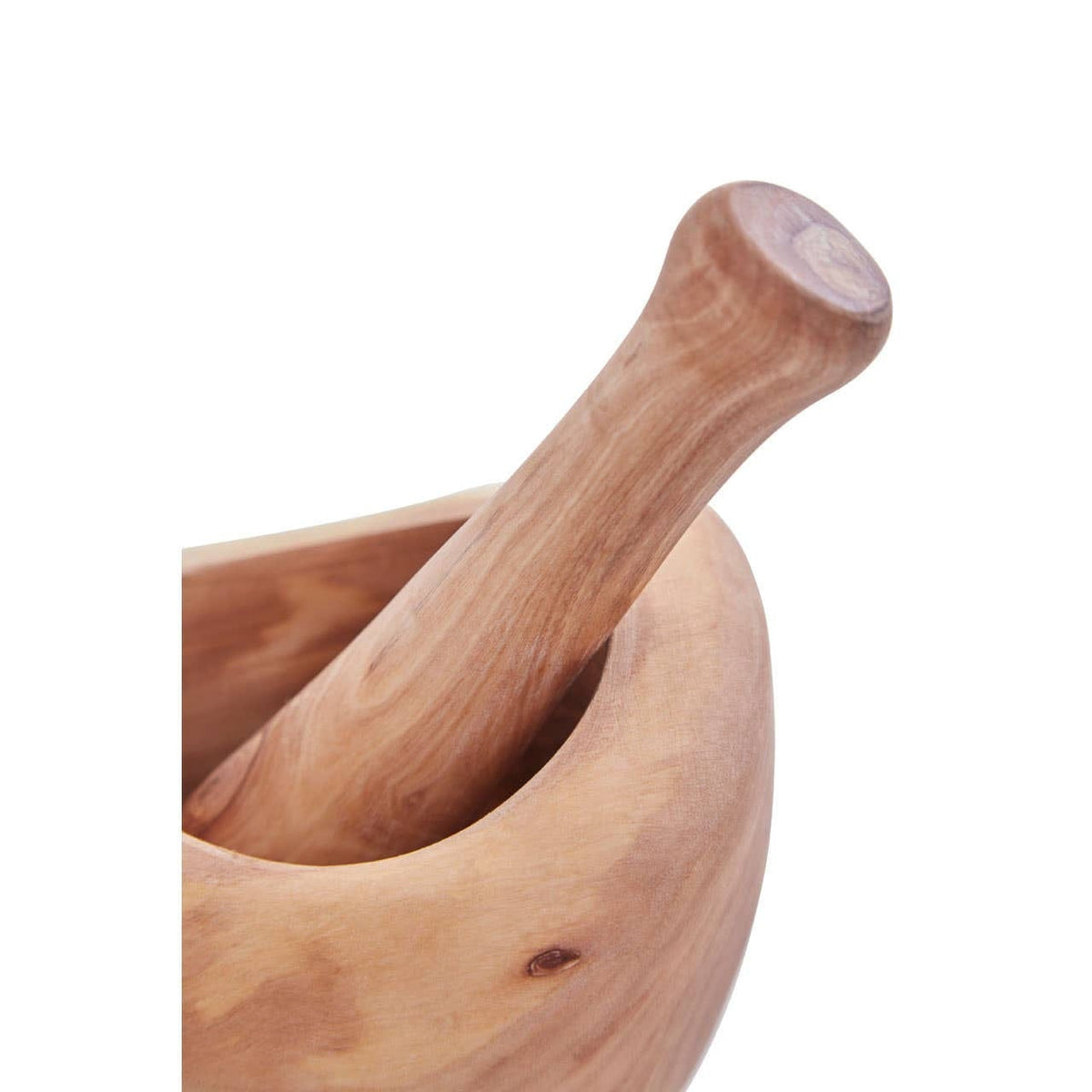 Hamilton Interiors Accessories Kora Olive Wood Mortar And Pestle House of Isabella UK