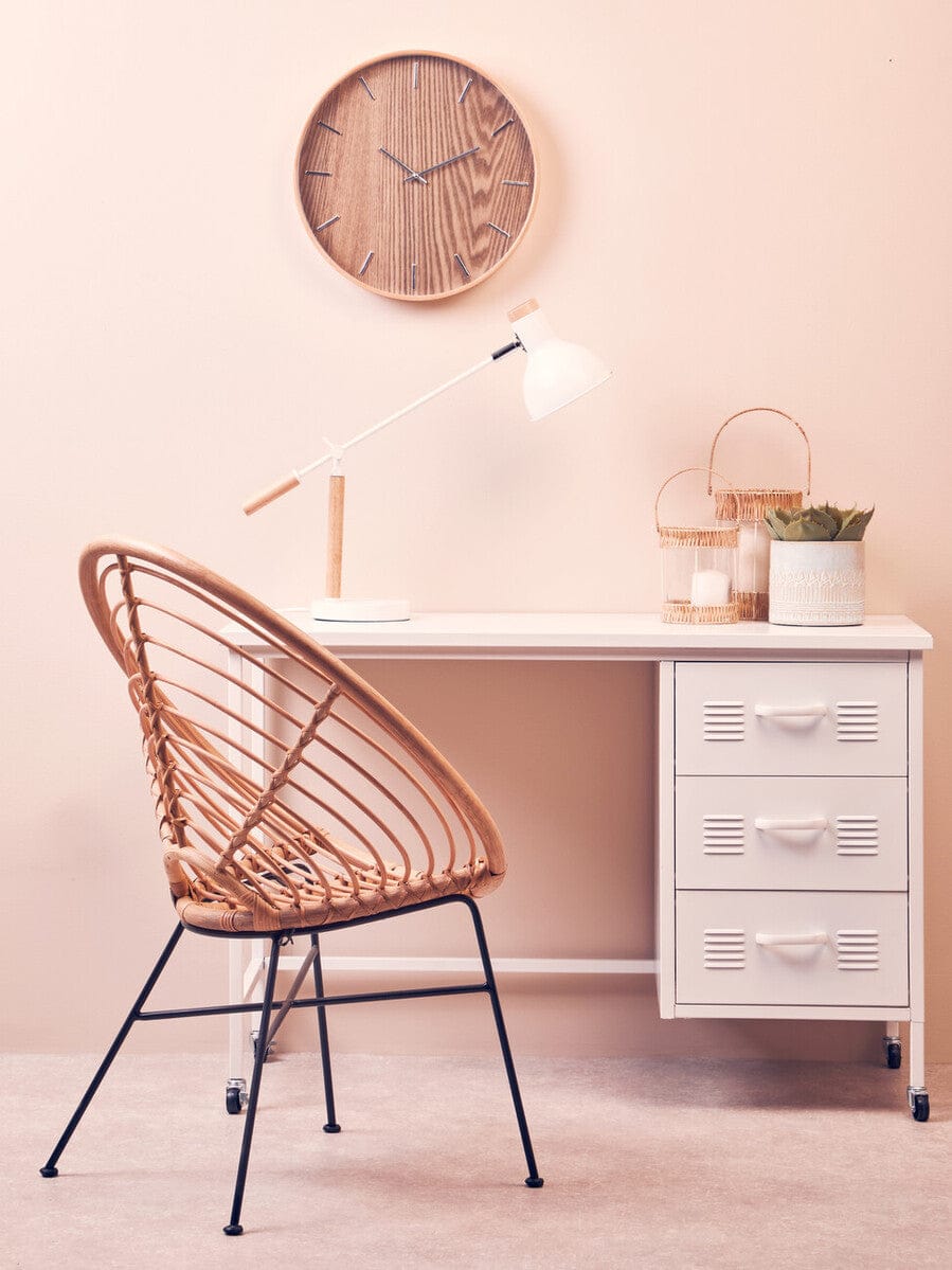 Hamilton Interiors Accessories Kuta Natural And White Small Lantern House of Isabella UK