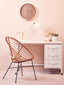 Hamilton Interiors Accessories Kuta Natural And White Small Lantern House of Isabella UK