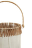 Hamilton Interiors Accessories Kuta Natural And White Small Lantern House of Isabella UK