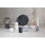 Hamilton Interiors Accessories Lamonte 30cm Dia Black Marble Wall Clock House of Isabella UK