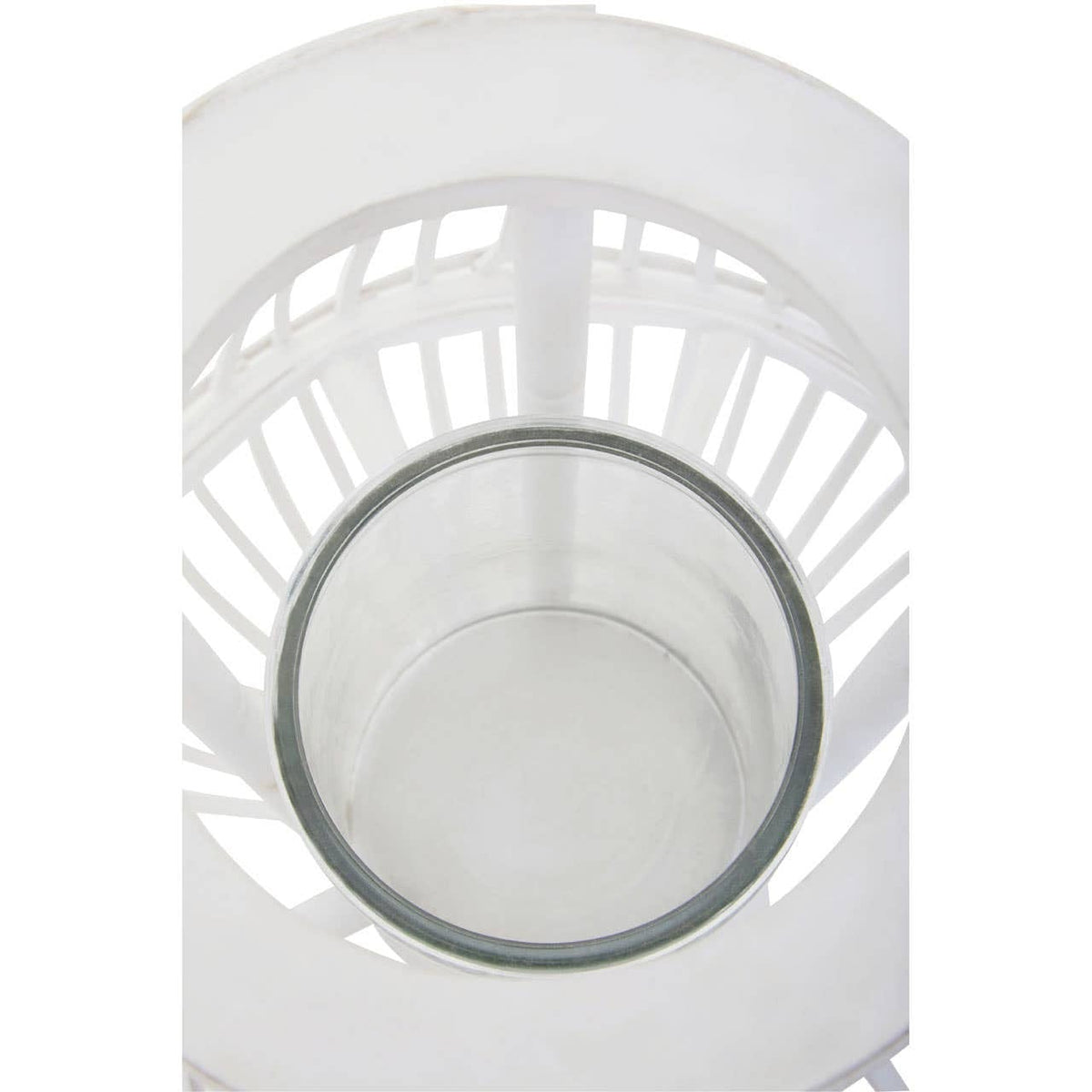 Hamilton Interiors Accessories Lentigo Small White Bamboo Lantern House of Isabella UK
