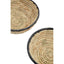 Hamilton Interiors Accessories Lidi Set Of 3 Palm Leaf Baskets With Black Trim House of Isabella UK