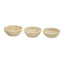Hamilton Interiors Accessories Lidi Set Of Three Palm Leaf Baskets House of Isabella UK