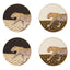 Hamilton Interiors Accessories London Leo Set of 4 Coasters House of Isabella UK