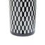 Hamilton Interiors Accessories Marlo Small Black and White Geometric Print Ceramic Jar House of Isabella UK