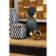 Hamilton Interiors Accessories Marlo Small Black and White Geometric Print Ceramic Jar House of Isabella UK