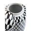 Hamilton Interiors Accessories Marlo Small Black and White Geometric Print Ceramic Jar House of Isabella UK