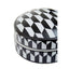 Hamilton Interiors Accessories Marlo Small Black and White Geometric Print Ceramic Trinket Box House of Isabella UK