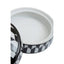 Hamilton Interiors Accessories Marlo Small Black and White Geometric Print Ceramic Trinket Box House of Isabella UK