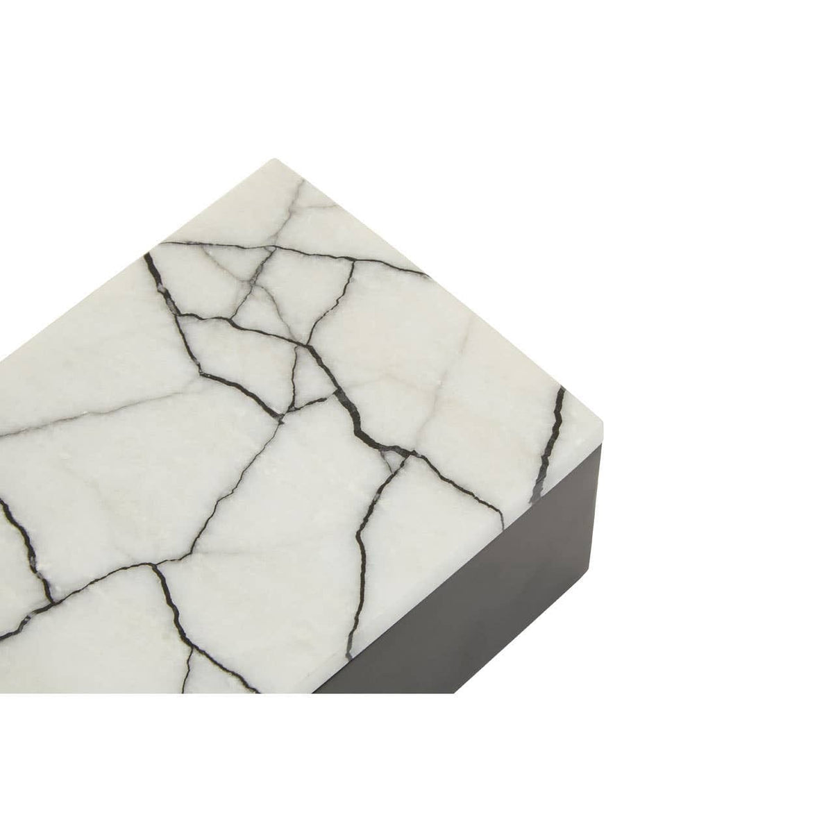 Hamilton Interiors Accessories Marmara Large Marble Trinket Box House of Isabella UK