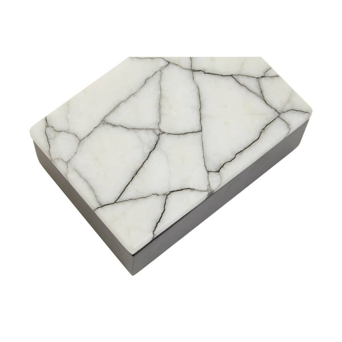 Hamilton Interiors Accessories Marmara Small Marble Trinket Box House of Isabella UK