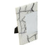 Hamilton Interiors Accessories Marmara White and Black Marble 4In X 6In Small Photo Frame House of Isabella UK