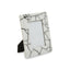 Hamilton Interiors Accessories Marmara White and Black Marble 5In X 7In Large Photo Frame House of Isabella UK