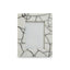Hamilton Interiors Accessories Marmara White and Black Marble 5In X 7In Large Photo Frame House of Isabella UK