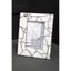 Hamilton Interiors Accessories Marmara White and Black Marble 5In X 7In Large Photo Frame House of Isabella UK