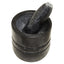 Hamilton Interiors Accessories Marmore Black Marble Textured Mortar And Pestle House of Isabella UK