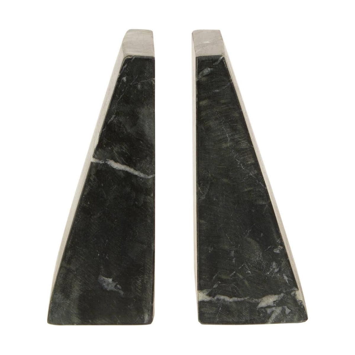 Hamilton Interiors Accessories Marris Set Of Two Black Marble Bookends House of Isabella UK