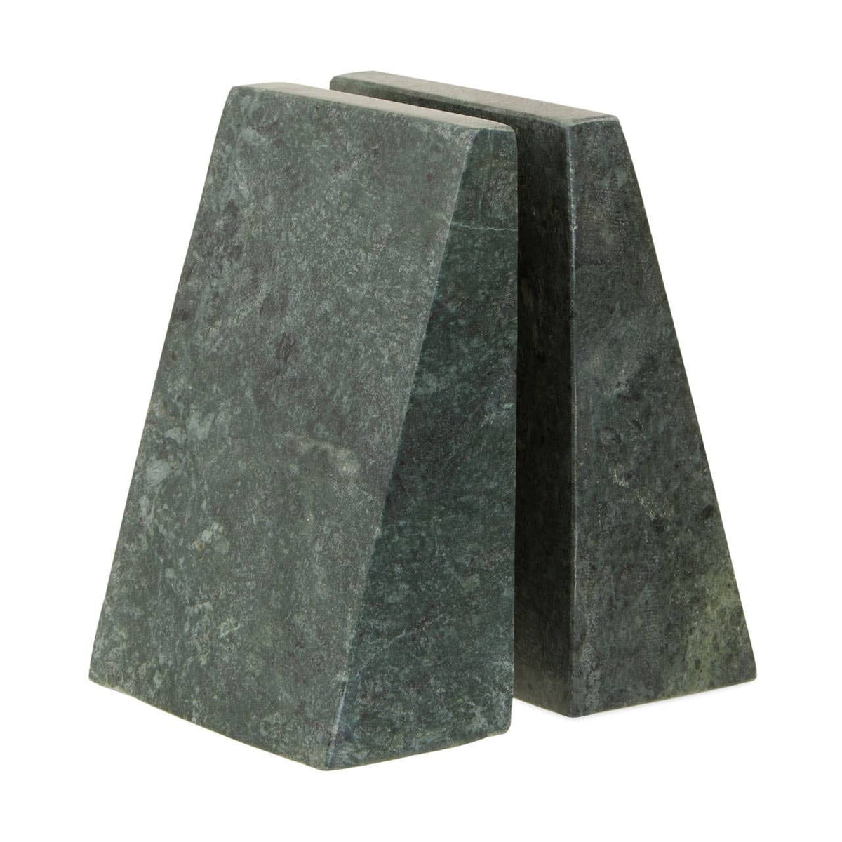 Hamilton Interiors Accessories Marris Set Of Two Green Marble Bookends House of Isabella UK