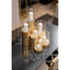 Hamilton Interiors Accessories Martele Small Gold Hurricane Candle Holder House of Isabella UK