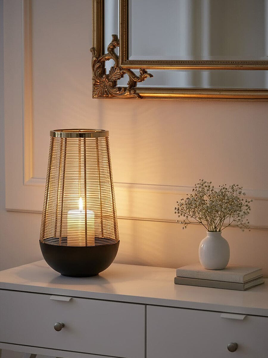 Hamilton Interiors Accessories Martina Small Hurricane Lamp House of Isabella UK