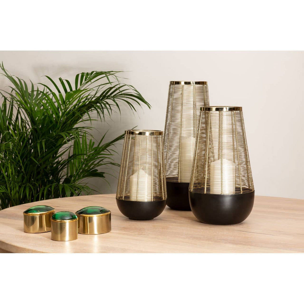 Hamilton Interiors Accessories Martina Small Hurricane Lamp House of Isabella UK