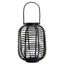 Hamilton Interiors Accessories Mataram Tall Black Natural Rattan Lantern House of Isabella UK