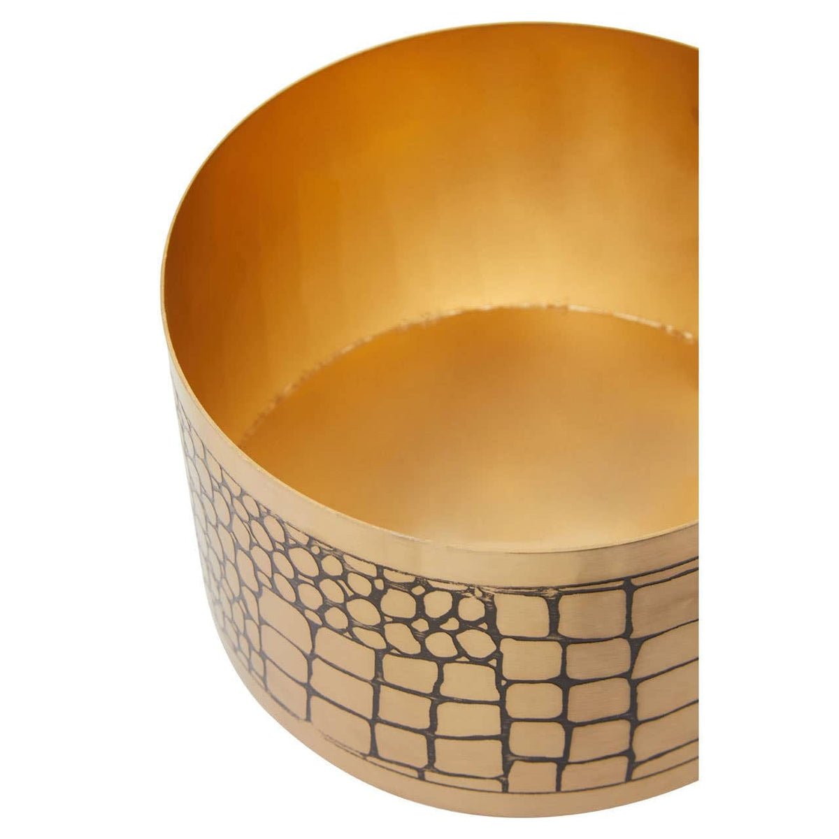 Hamilton Interiors Accessories Meko Large Croc Pattern Trinket Box House of Isabella UK