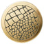 Hamilton Interiors Accessories Meko Set of 4 Gold Finish Croc Pattern Coasters And Holder House of Isabella UK