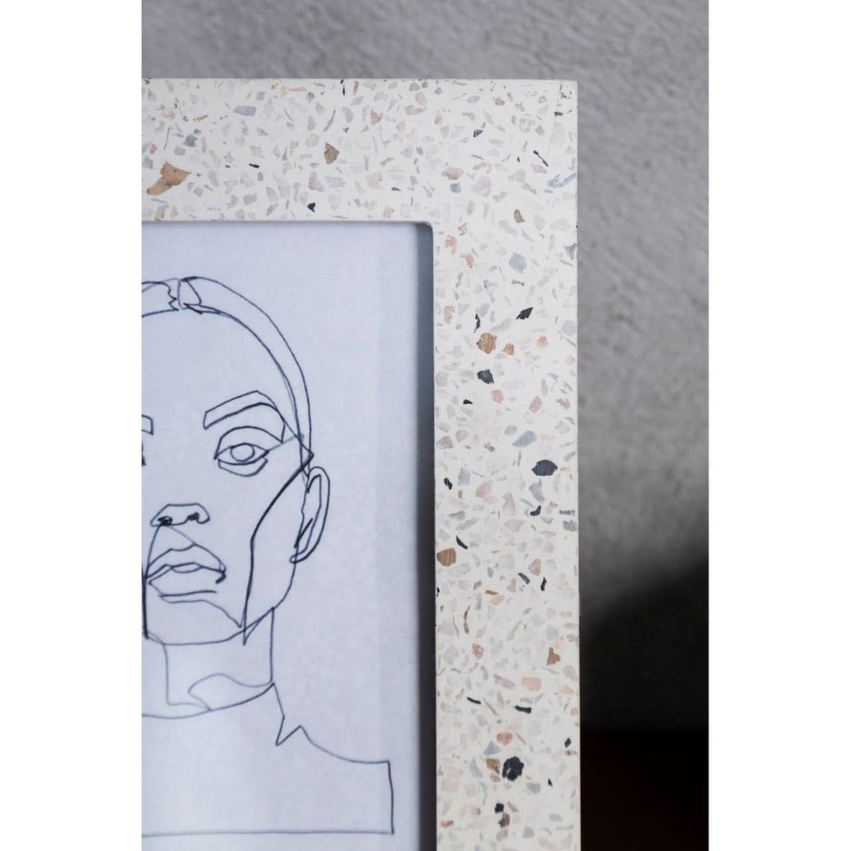 Hamilton Interiors Accessories Mimo Large Terrazzo 5In X 7In Photo Frame House of Isabella UK