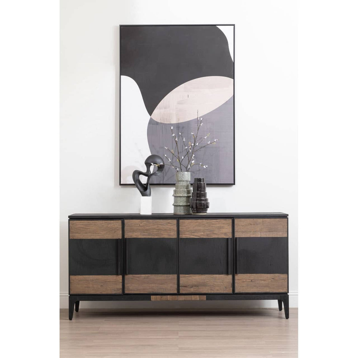 Hamilton Interiors Accessories Mirano Black Finish Knot Sculpture House of Isabella UK