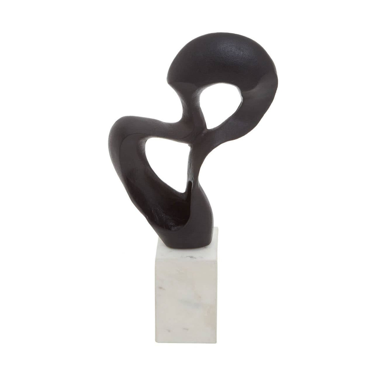 Hamilton Interiors Accessories Mirano Black Finish Knot Sculpture House of Isabella UK