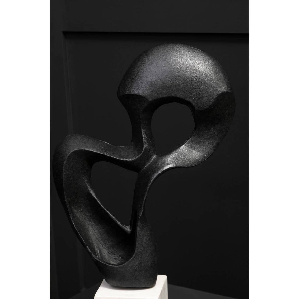 Hamilton Interiors Accessories Mirano Black Finish Knot Sculpture House of Isabella UK