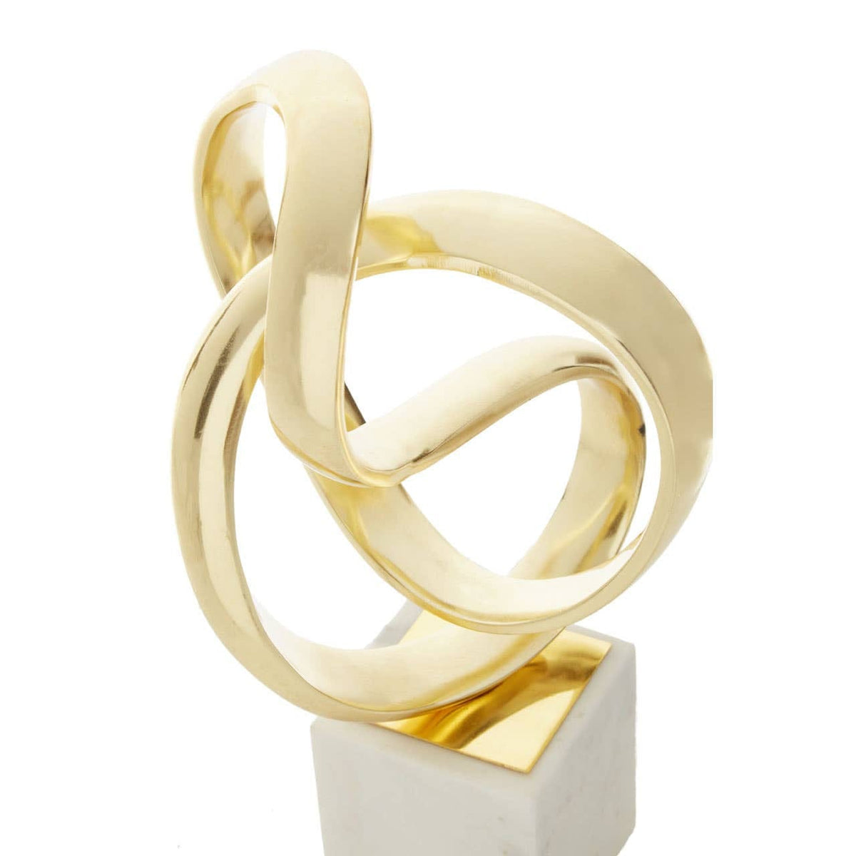 Hamilton Interiors Accessories Mirano Gold Finish Knot Sculpture House of Isabella UK