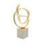 Hamilton Interiors Accessories Mirano Gold Finish Knot Sculpture House of Isabella UK