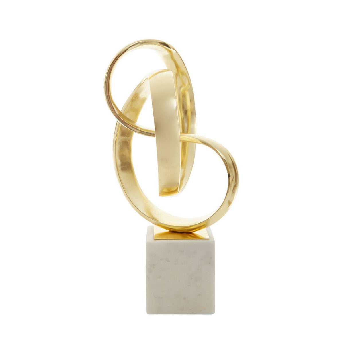 Hamilton Interiors Accessories Mirano Gold Finish Knot Sculpture House of Isabella UK