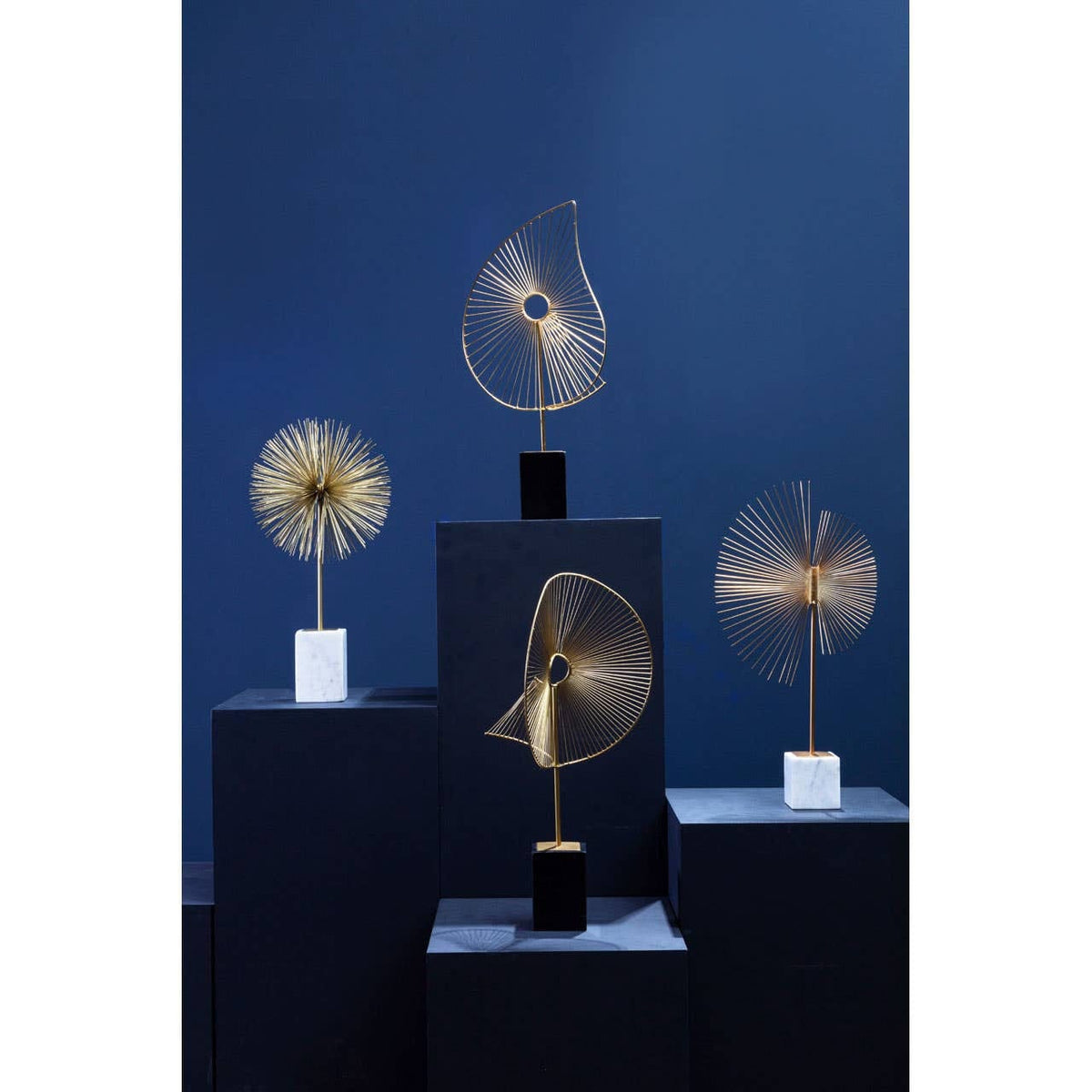 Hamilton Interiors Accessories Mirano Gold Finish Spiral Sculpture House of Isabella UK