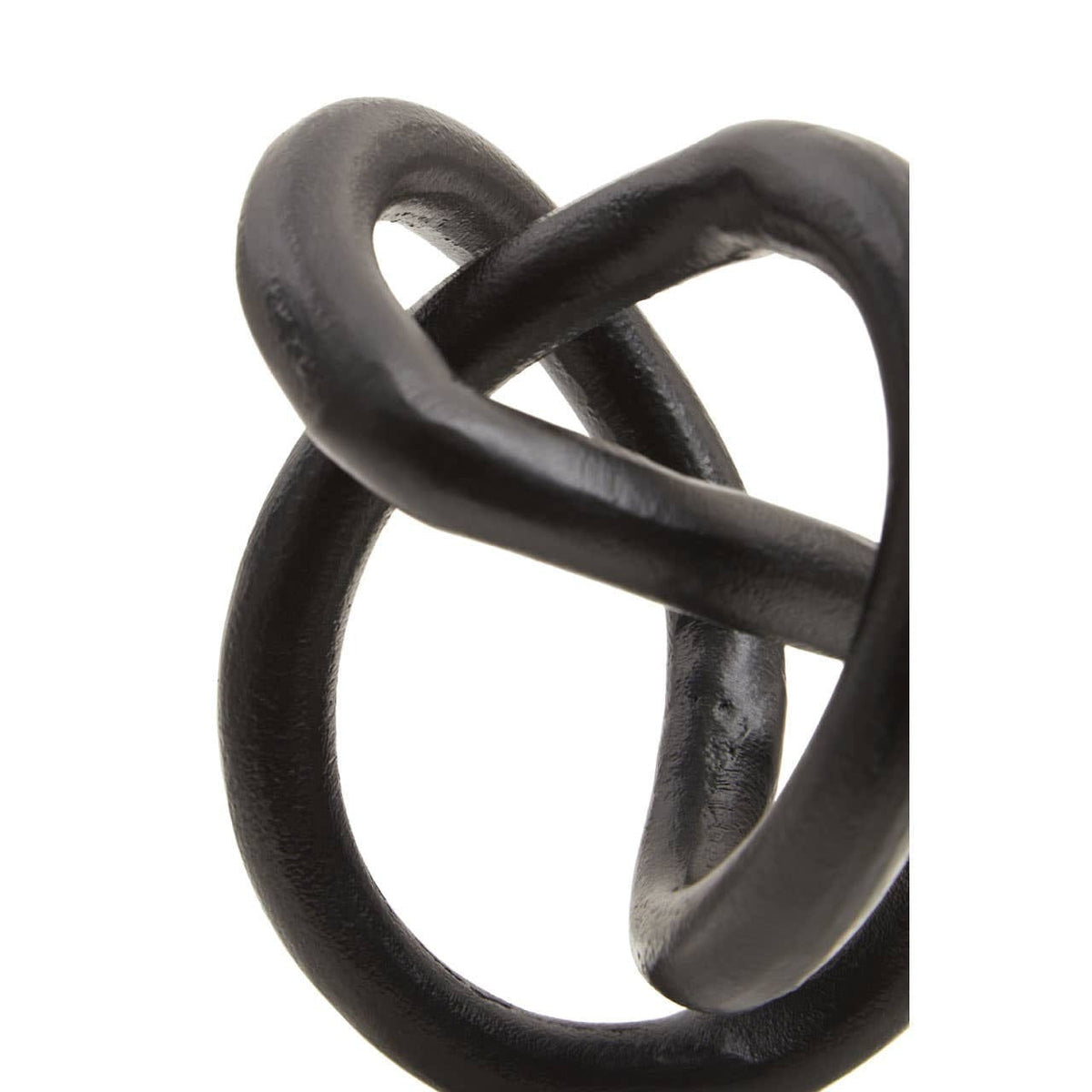 Hamilton Interiors Accessories Mirano Matt Black Knot Sculpture House of Isabella UK