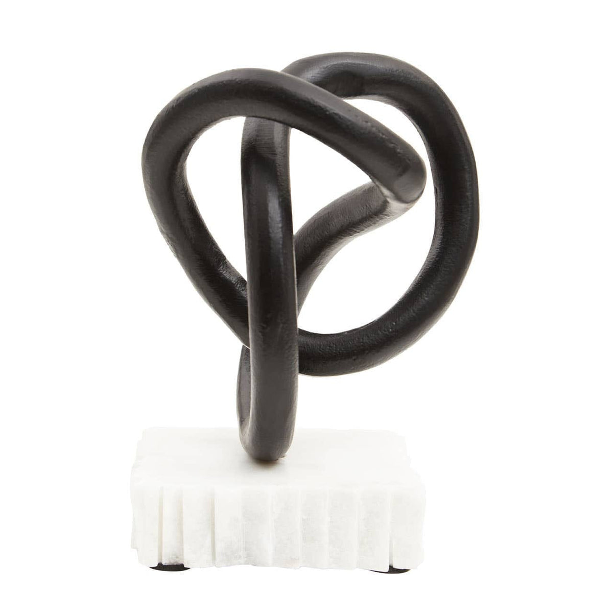 Hamilton Interiors Accessories Mirano Matt Black Knot Sculpture House of Isabella UK