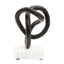 Hamilton Interiors Accessories Mirano Matt Black Knot Sculpture House of Isabella UK