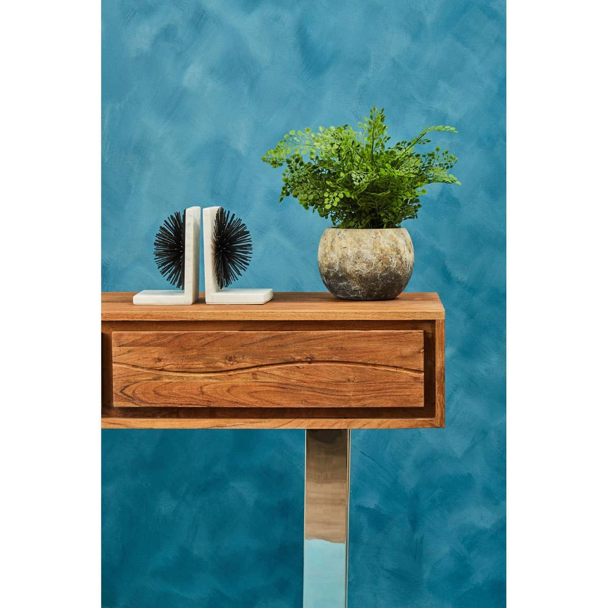 Hamilton Interiors Accessories Mirano Set Of Two Black Finish Starburst Bookends House of Isabella UK