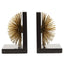 Hamilton Interiors Accessories Mirano Set Of Two Gold Finish Starburst Bookends House of Isabella UK