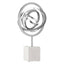 Hamilton Interiors Accessories Mirano Silver Finish Spiral Sculpture House of Isabella UK